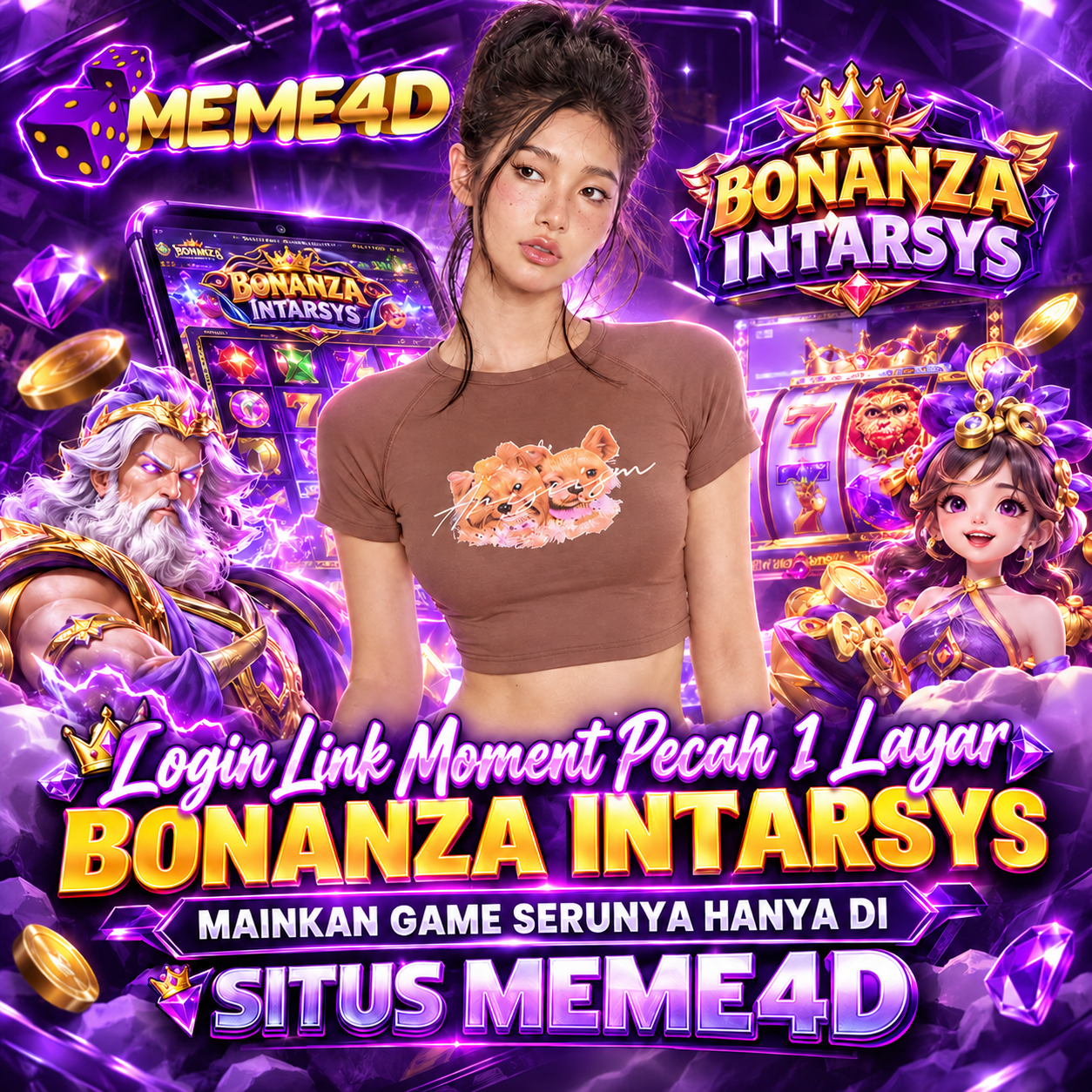 MEME4D Login Link Moment Pecah 1 Layar Bonanza Intarsys 入学考试